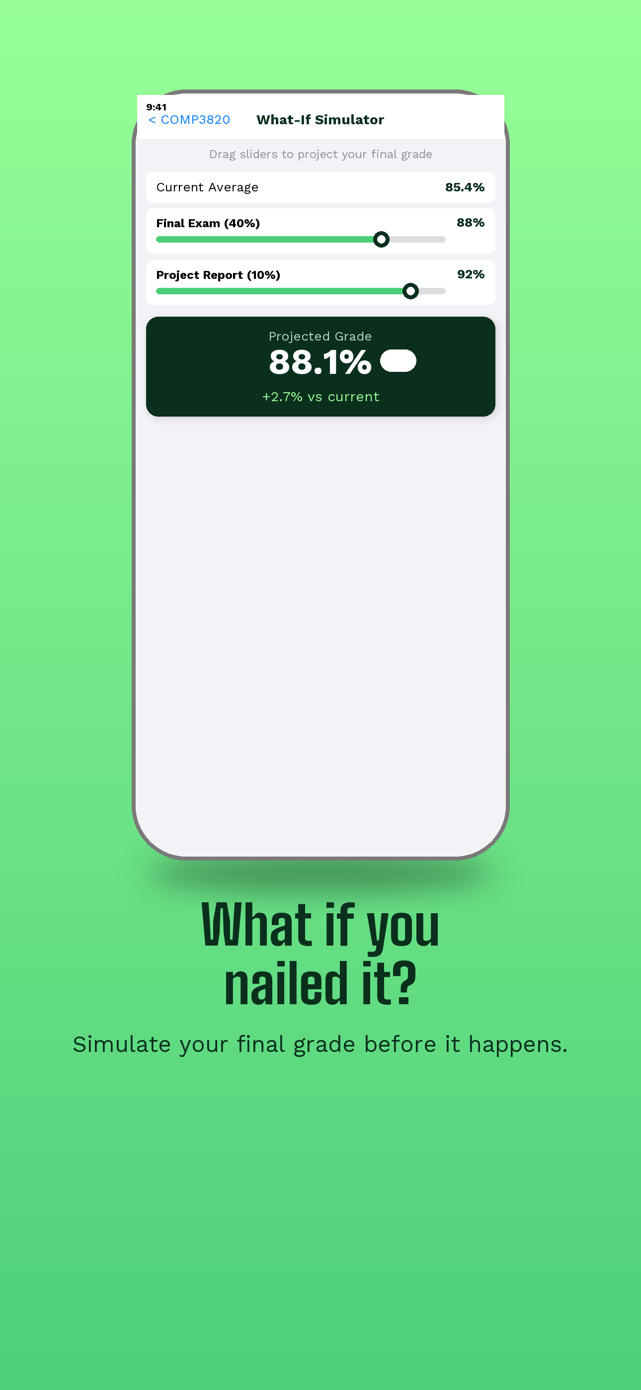 What-If Simulator